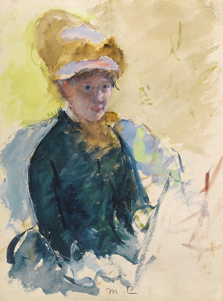 Mary Cassatt - Autoritratto, National Portrait Gallery, Washington